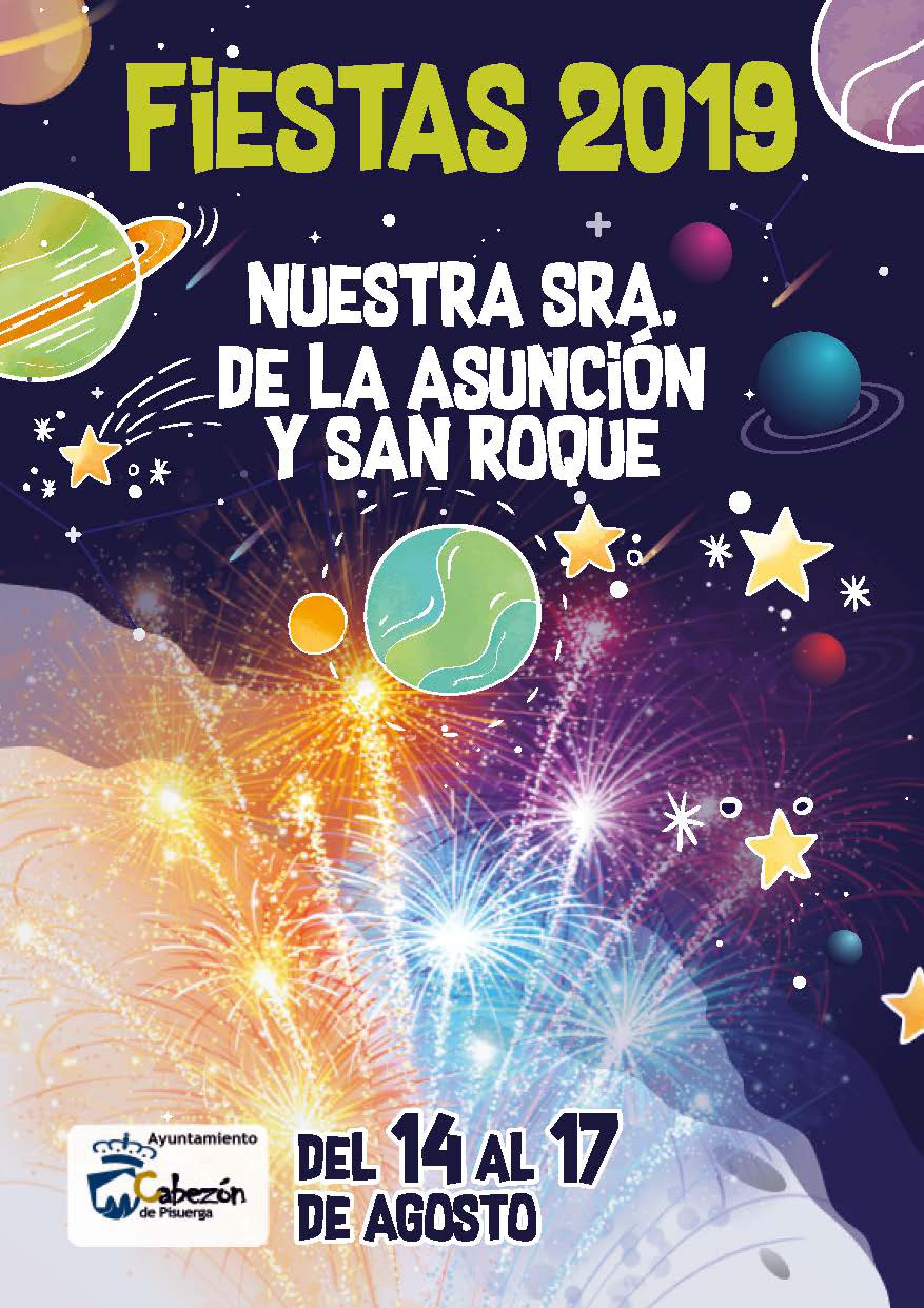 Fiestas patronales en honor a Nuestra Señora de la Asunción y San Roque 2019 Cabezón de Pisuerga